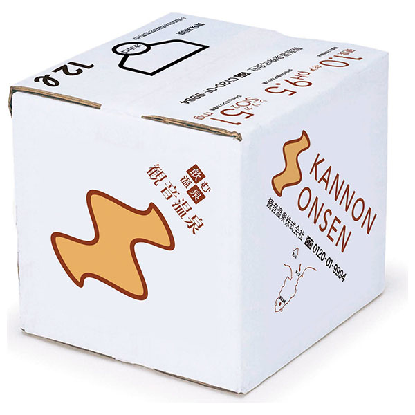 滝野川自動車 飲む温泉 観音温泉 12L×1箱入|ミネラルウォーター 国内名水 軟水