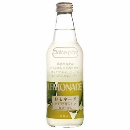川崎飲料 ドルチェポップレモネード 340ml瓶×24本入×(2ケース)