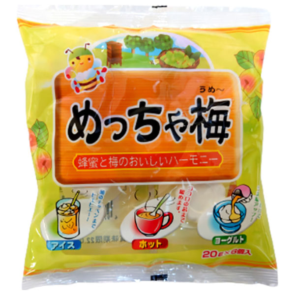 やまと蜂蜜 めっちゃ梅 20g×6個×10袋入|嗜好品 インスタント シロップ 希釈ポーションタイプ