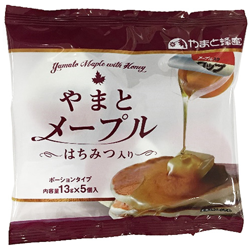 やまと蜂蜜 やまとメープル 13g×5個×12袋入|嗜好品 メープル入りシロップ スイーツ パンケーキ デザート