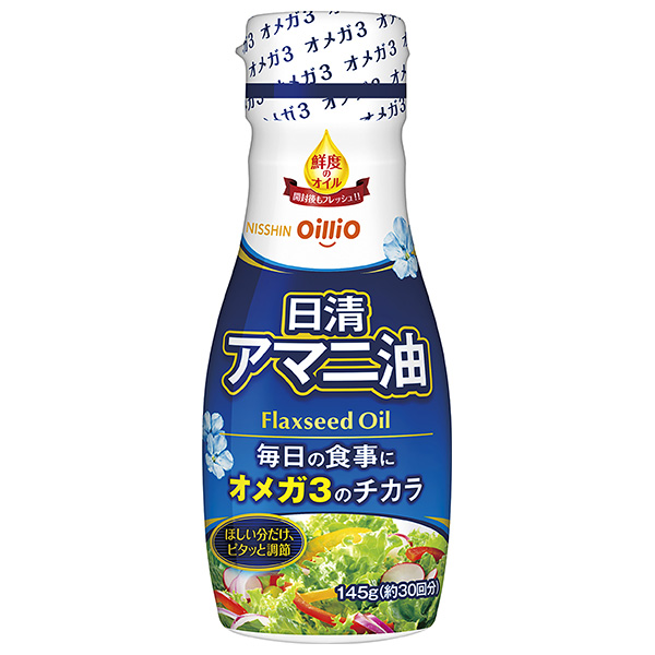日清オイリオ 日清アマニ油 145g×6本入|アマニ油 調味料 食用油