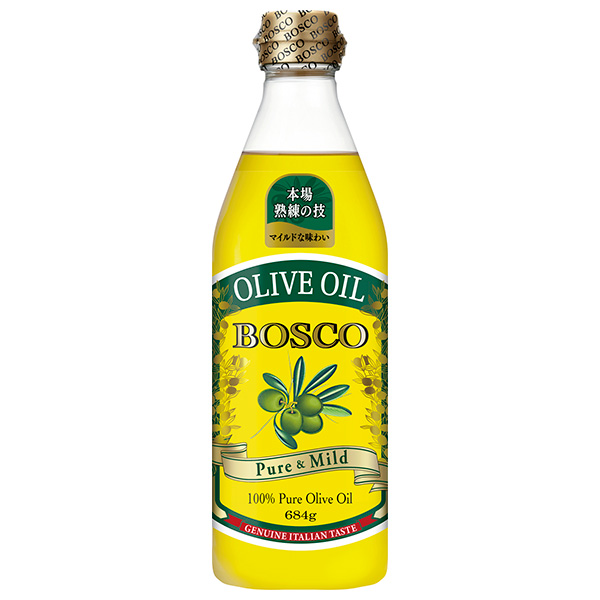 日清オイリオ BOSCO(ボスコ) オリーブオイル 684gペットボトル×12本入|オリーブオイル 調味料 食用油 油 オイル