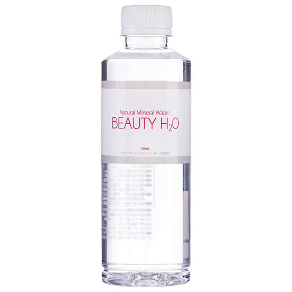 ナチュラルミネラルウォーター BEAUTY H2O 350mlペットボトル×24本入|水 ミネラルウォーター