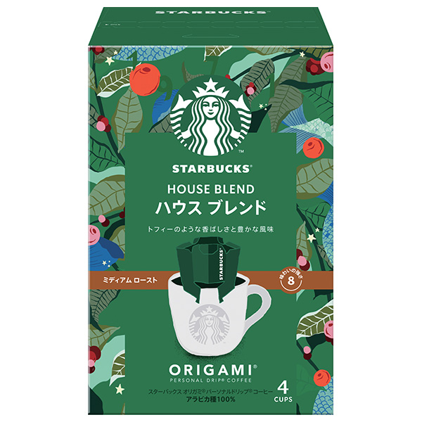 ネスレ日本 スターバックス オリガミ パーソナルドリップコーヒー ハウス ブレンド (9g×4袋)×6箱入|スタバ レギュラーコーヒー ドリップ