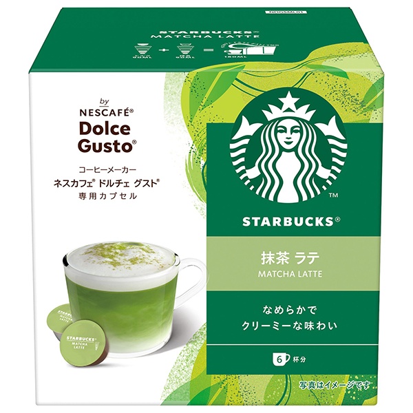 ネスレ日本 スターバックス 抹茶ラテ ネスカフェ ドルチェ グスト 専用カプセル 12個(6杯分)×3箱入|スタバ 抹茶