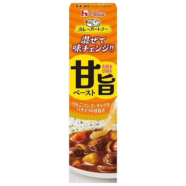 ハウス食品 カレーパートナー 甘旨ペースト 42g×10本入|チューブ 調味料 味変 ペースト カレー 辛味調節