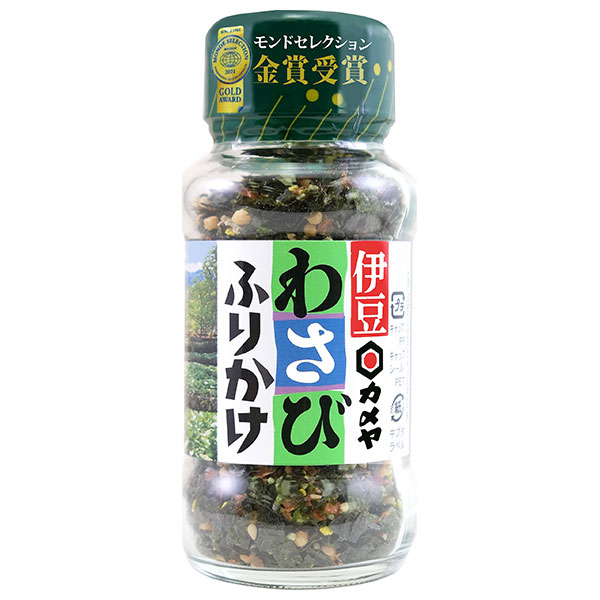 カメヤ食品 わさびふりかけ 48g瓶×5個入|調味料 ふりかけ ビン わさび 伊豆 静岡県 山葵 ご飯 お茶漬け