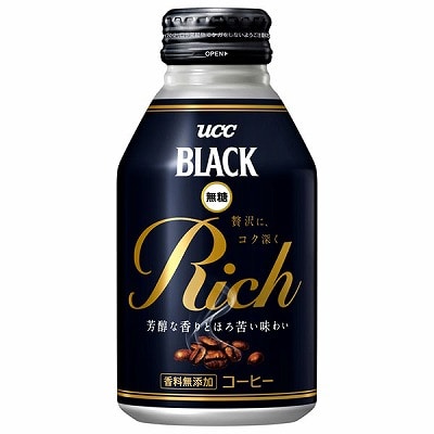 UCC BLACK無糖 RICH(リッチ) 275gリキャップ缶×24本入