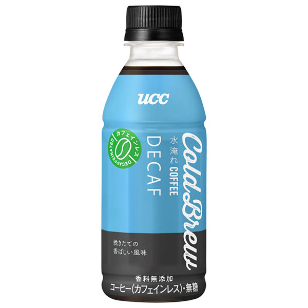 UCC COLD BREW DECAF(コールドブリュー デカフェ) 270mlペットボトル×24本入|ucc ブラック コーヒー 珈琲 無糖 カフェインレス