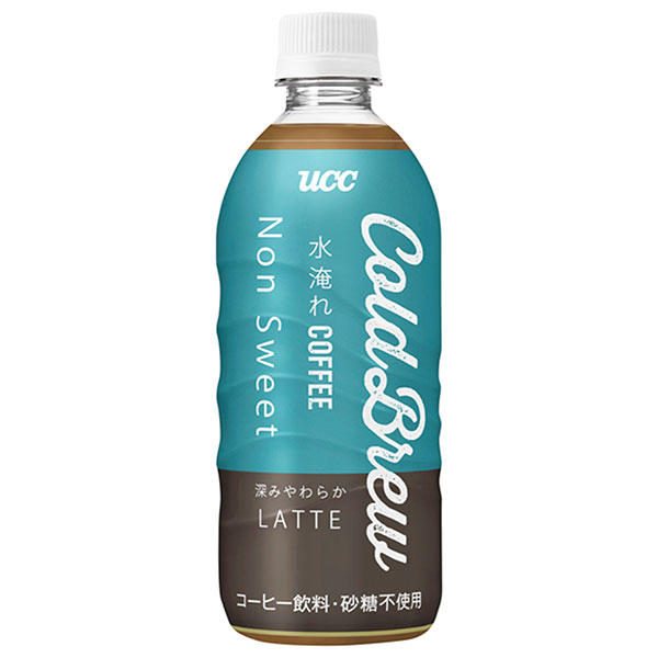 UCC COLD BREW NonSweetLATTE(コールドブリュー ノンスイートラテ) 500mlペットボトル×24本入|ucc コーヒー 珈琲 ラテ ミルク 砂糖不使用 ノンスイート