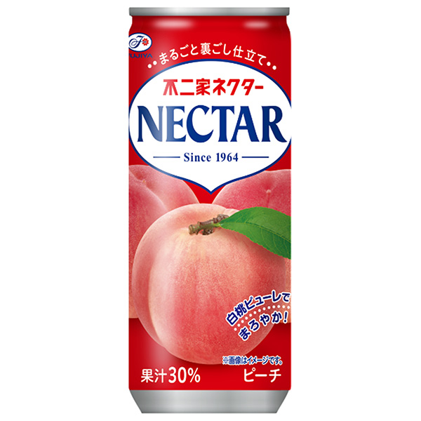 不二家 ネクター ピーチ 250g缶×30本入|果実飲料 ピーチ 缶 NECTAR 果汁 桃