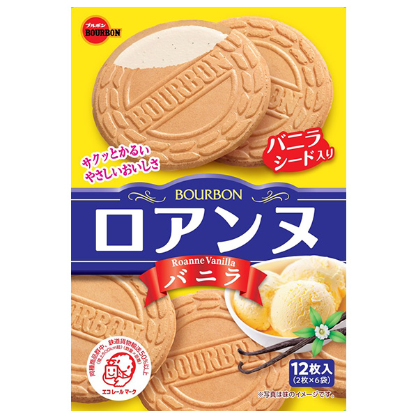 ブルボン ロアンヌバニラ 12枚×6個入