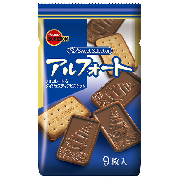 ブルボン アルフォート 9枚×10袋入|お菓子 チョコ ビスケット おやつ