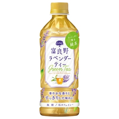 ポッカサッポロ 富良野ラベンダーティー 500mlペットボトル×24本入|お茶 茶飲料 緑茶 PET