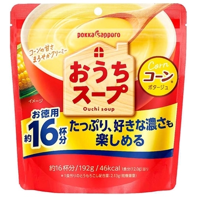 ポッカサッポロ おうちスープ コーン 192g×12袋入×(2ケース)