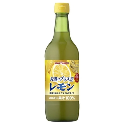ポッカサッポロ お酒にプラス レモン 540ml瓶×12(6×2)本入