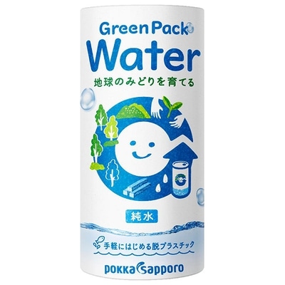 ポッカサッポロ Green Pack Water 195gカートカン×30本入