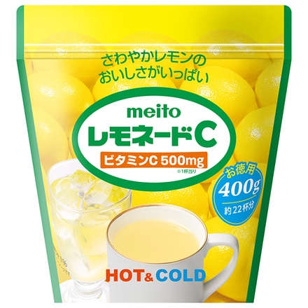 meito レモネードC 400g×7袋入×(2ケース)|嗜好品 粉末 果汁 インスタント 袋