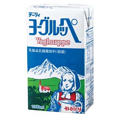 南日本酪農協同 デーリィ ヨーグルッペ 1L紙パック×6本入×(2ケース)