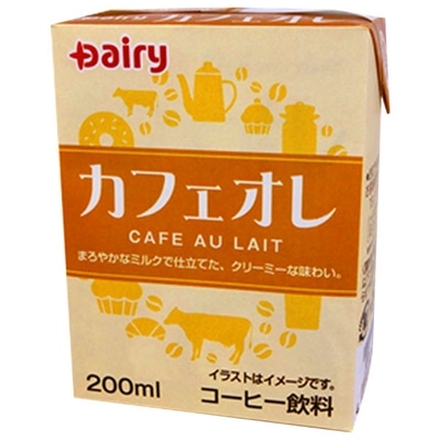 南日本酪農協同 デーリィ カフェオレ 200ml紙パック×24本入×(2ケース)