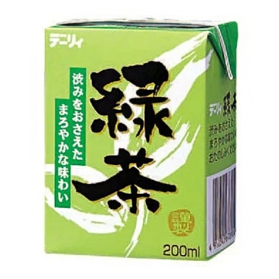 南日本酪農協同 デーリィ 緑茶 200ml紙パック×24本入