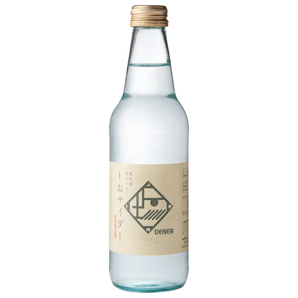 Ante(アンテ) 奥能登地サイダー しおサイダー 340ml瓶×24本入|炭酸 サイダー 瓶 塩 塩分