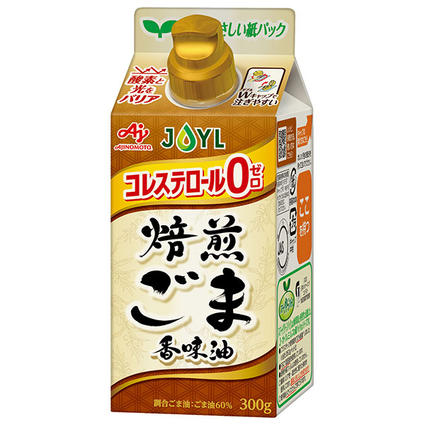 J-オイルミルズ AJINOMOTO 焙煎ごま香味油 300g×6本入|味の素 ゴマ油 油 調理油 ごま油