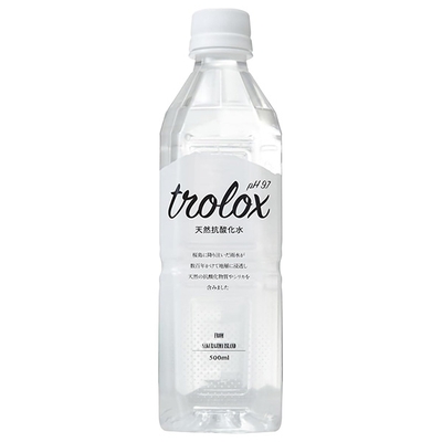 トロロックス 天然抗酸化水 Trolox(トロロックス) 500mlペットボトル×24本入