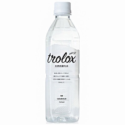 トロロックス 天然抗酸化水 Trolox(トロロックス) 500mlペットボトル×24本入×(2ケース)