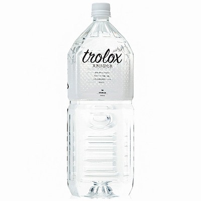 トロロックス 天然抗酸化水 Trolox(トロロックス) 2Lペットボトル×6本入×(2ケース)