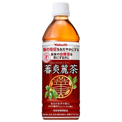 ヤクルト 蕃爽麗茶(ばんそうれいちゃ)(特定保健用食品 特保) 500mlペットボトル×24本入×(2ケース)