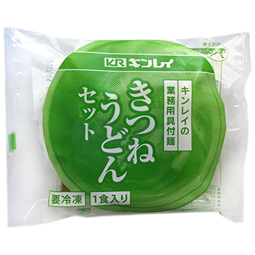 【冷凍】キンレイ きつねうどんセット 業務用具付麺 269g×10袋入 冷凍商品|うどん 冷凍うどん きつねうどん