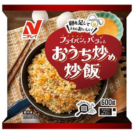 ニチレイ おうち炒め炒飯 600g×10袋入 冷凍商品|チャーハン 炒飯 冷凍食品