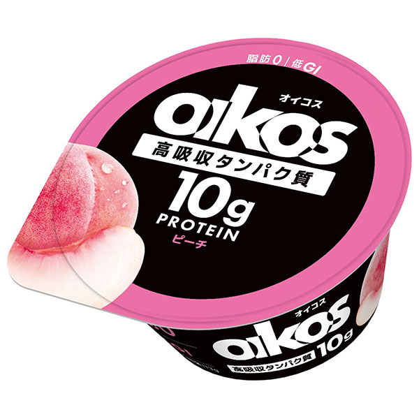 【チルド商品】ダノンジャパン ダノンオイコス 高吸収タンパク質 ピーチ 113g×12個入×(2ケース) メーカー 問屋直送|ダノン ヨーグルト オイコス 砂糖 ダノンヨーグルト 脂肪0 低GI タンパク質