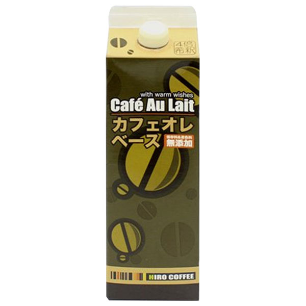 ヒロコーヒー カフェオレベース 1000ml紙パック×12本入|カフェオレ コーヒー 希釈用