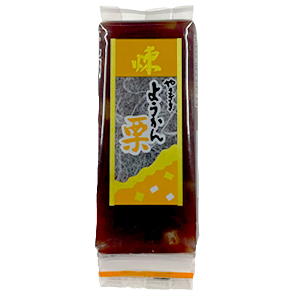 山崎製パン ミニ羊かん 栗 10個入|和菓子 菓子 ようかん 羊羹 ミニ 洋かん おやつ 半生菓子 甘味 スイーツ 栗