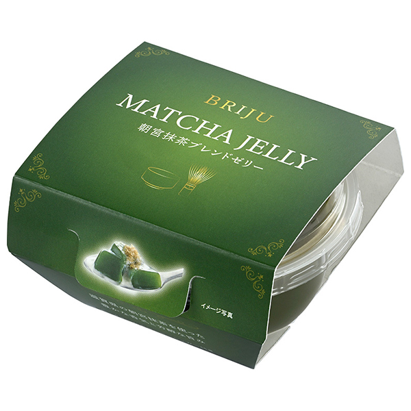 サクラ食品工業 BRIJU 抹茶ゼリー 朝宮抹茶ブレンド 149g×12個入|洋菓子 ゼリー 和菓子 抹茶