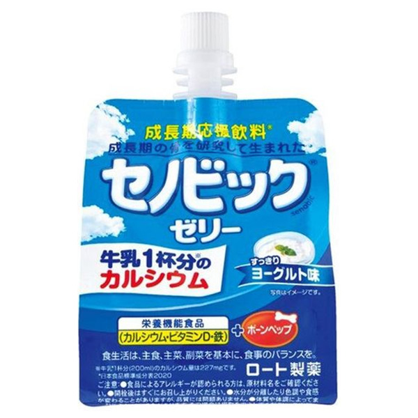 ロート製薬 セノビック ゼリー ヨーグルト味 150gパウチ×6袋入|ゼリー飲料 パウチ ヨーグルト味