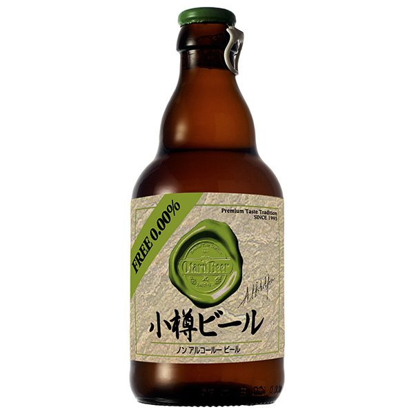 アレフ 小樽ビール ノンアルコールビール 330ml瓶×24本入|ノンアルコールビール ノンアル ノンアルコール