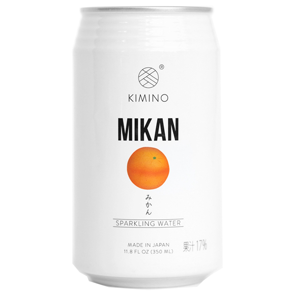 KIMINO DRINKS みかんスパークリングウォーター 350ml缶×24本入|スパークリング ジュース フルーツ 果物