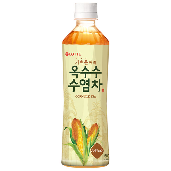 五星コーポレーション ロッテ とうもろこしのひげ茶 500ml×24本入|韓国 ひげ茶 とうもろこし 茶 カフェインフリー