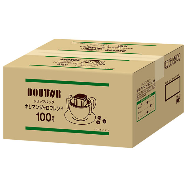 ドトールコーヒー ドトール ドリップパック キリマンジャロブレンド (7g×100P)×1個入|嗜好品 コーヒー類 ドリップコーヒー 業務用