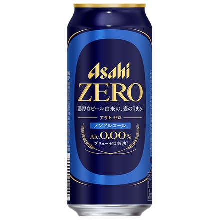 アサヒ飲料 アサヒ ゼロ 500ml缶×24本入|炭酸飲料 ノンアルコール飲料 ビール系 缶ビール