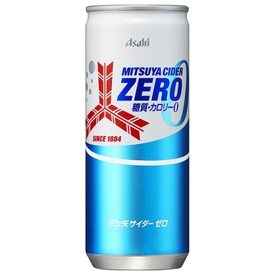 アサヒ飲料 三ツ矢サイダー ZERO(ゼロ) 250ml缶×20本入×(2ケース)
