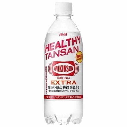 アサヒ飲料 ウィルキンソン タンサン エクストラ 機能性表示食品 ペットボトル 490ml×24本入