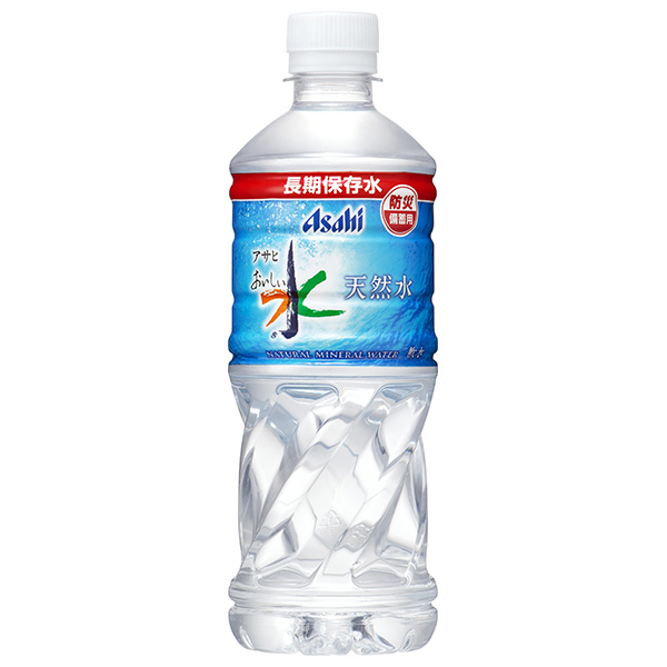 アサヒ飲料 おいしい水 天然水 長期保存水(防災備蓄用) 500mlペットボトル×24本入|ミネラルウォーター 災害対策 軟水 水