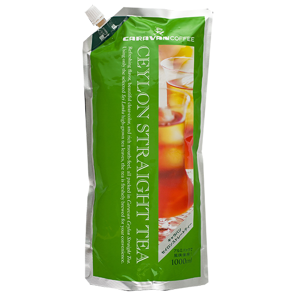 キャラバンコーヒー セイロンアイスティ 無糖 1L×6本入|アイスティ 紅茶 無糖