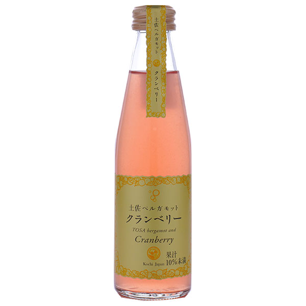 スタジオオカムラ 土佐ベルガモット&クランベリー 195ml瓶×24本入|炭酸 ベルガモット ビン