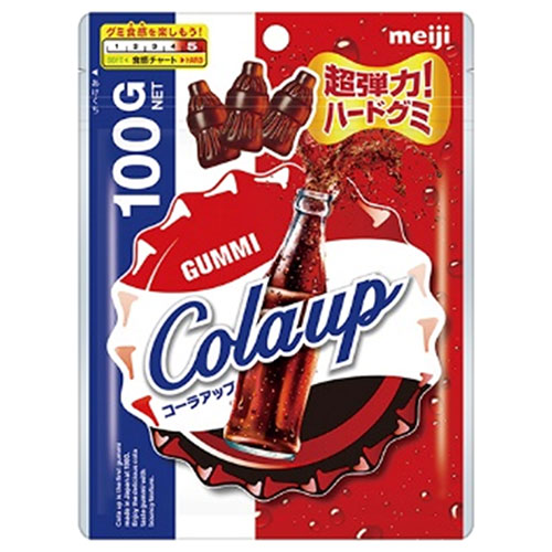 ネコポス 明治 コーラアップ 100g×6袋入| 全国お菓子 グミ 袋 弾力 ハードグミ Colaup
