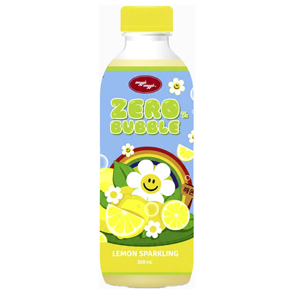 JNグローバル ウィグルウィグル ZEROバブル レモン 355ml×24本入|炭酸飲料 韓国 Wiggle Wiggle 糖質ゼロ カロリー ゼロ ブリングブースター